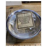 Silver plated bowl with insert