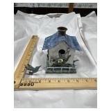 Vintage metal Bird House