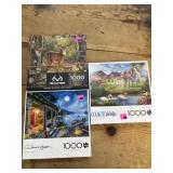 Puzzle Lot 3 open boxes unsearched