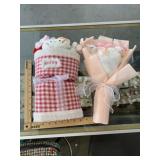 Lot of 2 Hello Kitty themed bouquets, plush and