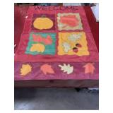 27 x 39 house flag fall welcome