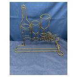15x17 metal wine glass rack wall mount, and iron