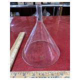 Vintage PYREX glass funnel 6 inches tall
