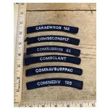 Vintage military &advertising mixed lot patches