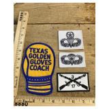 Vintage military & advertising patches mixed lot