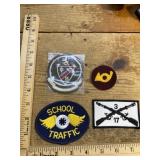Vintage military & advertising patches mixed lot