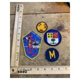 Vintage military & advertising patches mixed lot