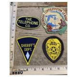 Vintage military & advertising patches mixed lot