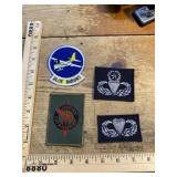 Vintage military & advertising patches mixed lot