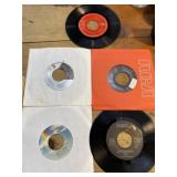 Vintage 45 records,mixed genres sixties to 90s.