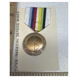 International American, defense board medal