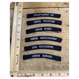 Vintage military &advertising mixed lot patches