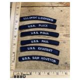 Vintage military &advertising mixed lot patches