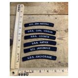 Vintage military &advertising mixed lot patches