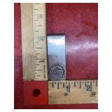 Vintage Fossil Money Clip, Silvertone, signs of