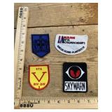 Vintage military & advertising patches mixed lot