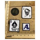 Vintage military & advertising patches mixed lot