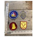 Vintage military & advertising patches mixed lot