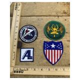 Vintage military & advertising patches mixed lot