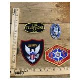Vintage military & advertising patches mixed lot