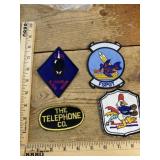 Vintage military & advertising patches mixed lot