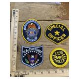 Vintage military & advertising patches mixed lot