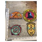 Vintage military & advertising patches mixed lot