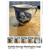 ERPHILIA George Washington jug,