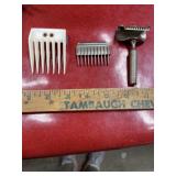 Vintage STAR razor and misc razor heads