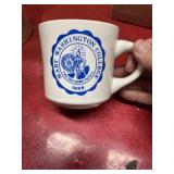 Vintage Mary Washington College MWC mug