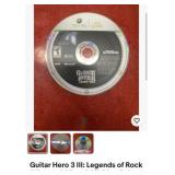 Xbox 360 guitar hero three disc only untested
