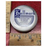 Vintage Hallmark typewriter ribbon metal can