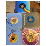 Vintage 45 records,mixed genres sixties to 90s.