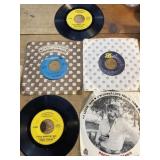 Vintage 45 records,mixed genres sixties to 90s.