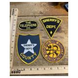 Vintage military & advertising patches mixed lot