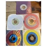 Vintage 45 records,mixed genres sixties to 90s.