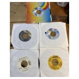 Vintage 45 records,mixed genres sixties to 90s.