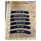 Vintage military &advertising mixed lot patches