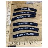 Vintage military &advertising mixed lot patches