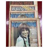Vintage rolling stone magazine mixed condition
