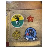 Vintage military &advertising patches mixed lot