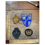 Vintage military &advertising patches mixed lot