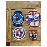 Vintage military & advertising patches mixed lot