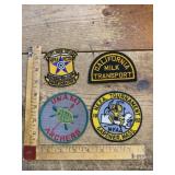 Vintage military &advertising patches mixed lot