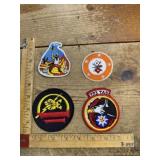 Vintage military &advertising patches mixed lot
