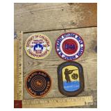 Vintage military &advertising patches mixed lot