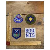 Vintage military &advertising patches mixed lot
