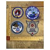 Vintage military &advertising patches mixed lot