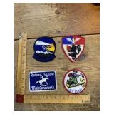 Vintage military &advertising patches mixed lot