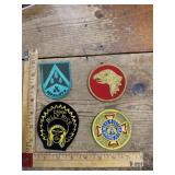 Vintage military &advertising patches mixed lot